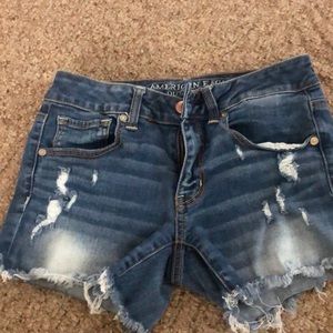American Eagle destroyed shorts